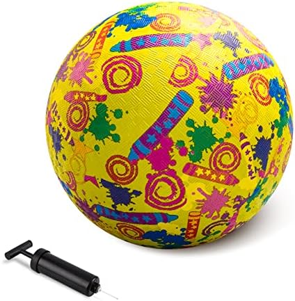 כדורי גן משחקים מצוירים של Zoojoy, פעוטות, 5 ו -8.5 כדורי גומי, משחק כדור חיצוני/מקורה לילדים, לילדים