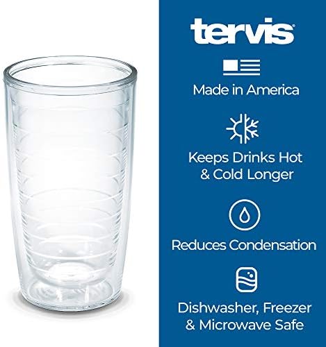 טרוויס תוצרת ארצות הברית גביע כוס מבודד עם קירות כפולים של מפולת קולורדו שומר על משקאות קרים וחמים, 16 אונקיות