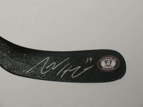 אדם הנריקה חתום על מקל הוקי אנהיים ברווזי חתימה נדירים - מקלות NHL עם חתימה