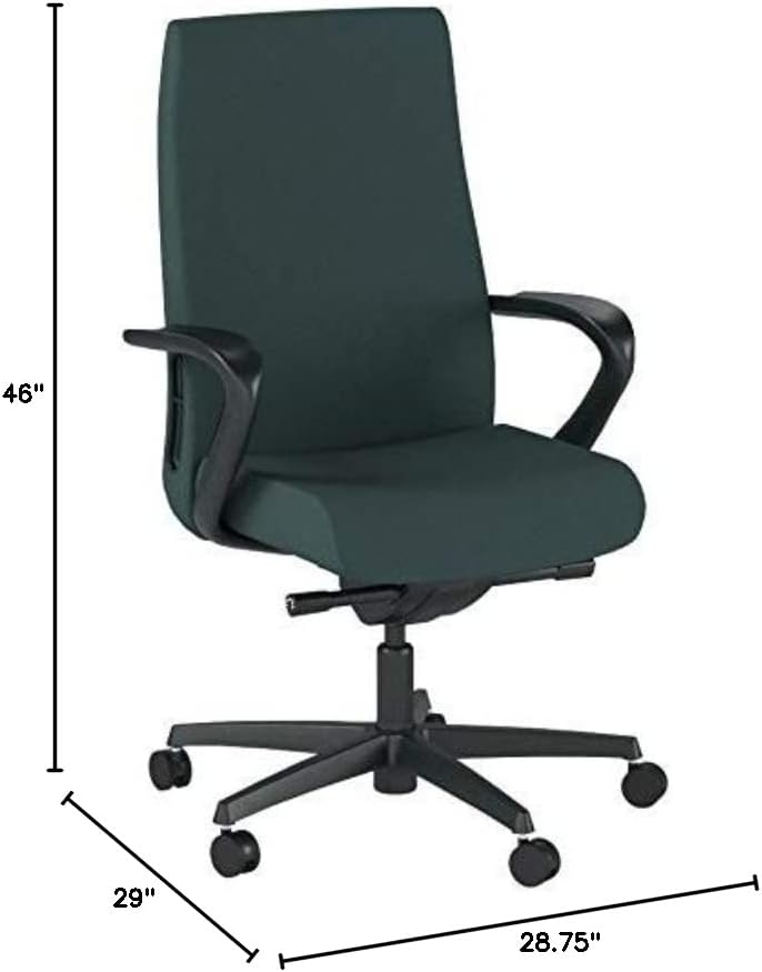 הון מאשרת אמצע חזרה משימה כיסא-מרופד כיסא מחשב עבור משרד שולחן, ברזל עפרות