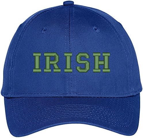 טרנדי הלבשה חנות אירי מכללת גופן רקום בייסבול כובע