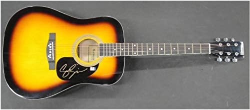 סם סמית ' יד חתומה עם חתימה גיטרה אקוסטית כוכב רוק 869067