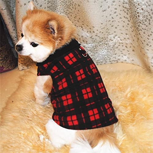 פיקסרי כלב סוודר, רך צמר אפוד עם רצועה טבעת סוודר מעיל חורף חיות מחמד כלב בגדי עבור גור קטן כלב חתול