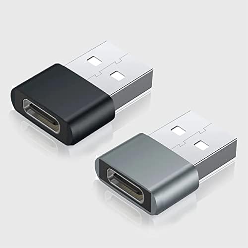 USB-C נקבה ל- USB מתאם מהיר זכר התואם ל- Sony G3421 שלך למטען, סנכרון, מכשירי OTG כמו מקלדת, עכבר, מיקוד, GamePad,