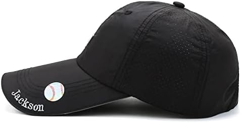 Clakllie ייבוש מהיר כובע בייסבול כובעי ספורט נושמים כובע ריצה רפלקטיבי כובע שמש לא מובנה כובע