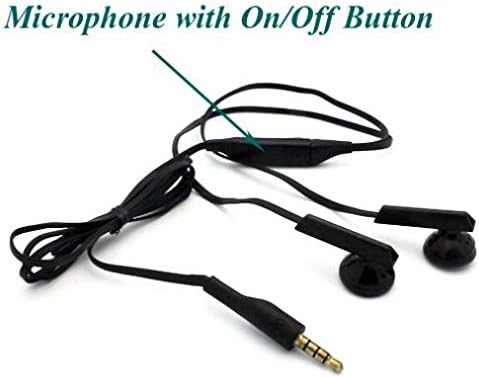 אוזניות אוזניות קוויות תואמות מיקרופון של 3.5 ממ דיבורית תואמות לטלפון Orbic Myra 5G UW, אוזניות אוזניות