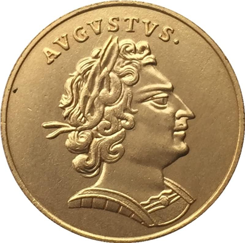 1709 מטבעות פולניים נחושת מטבעות עתיקות מצופות זהב אוסף מטבעות מטבעות מטבעות מטבעות מטבעות
