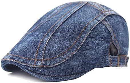 קוואנהייגו יוניסקס ג ' ינס מחלק עיתונים כובעי שטוח קיסוס גטסבי נהג מונית נהיגה כומתות כובע כותנה אבא כובע לגברים
