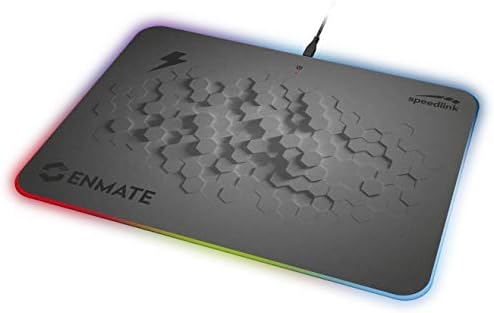 Speedlink Enmate RGB טעינה טעינה מחצלת עכבר משחקי עכבר עם פונקציית טעינה