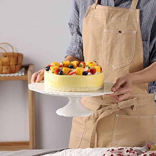 1 מחשב עוגת דוכן תצוגת קינוח הגשת מגש עגול הקאפקייקס מחזיק קרמיקה פירות עוגת צלחות לחתונה מסיבת יום