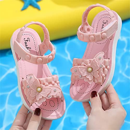 ילדים סנדלים נעליים רכות שטוחות אופנה נוחות קשת נוחה אטום למים סנדלי נסיכה לתינוק