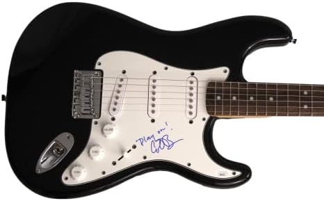 קונאן אובראיין חתום על חתימה בגודל מלא פנדר שחור סטרטוקסטר גיטרה חשמלית עם אימות ג'יימס ספנס JSA - Team