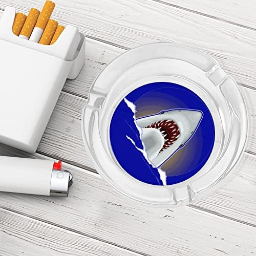סיגריות עישון מעשן כוס לבן נהדר סיגריות סיגריות מארז מחזיק מגש אפר עגול לחיצוניות מקורה