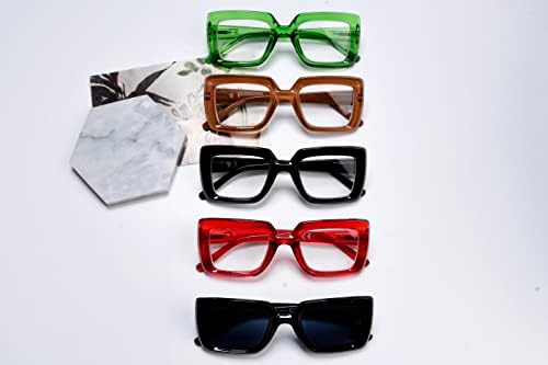 כוורן 5-חבילה עיצוב קריאת משקפיים לנשים אופנתי קוראים