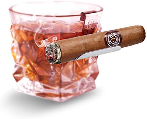 מחזיק זכוכית סיגר בורוויס, תוכנן במיוחד עבור וויסקי ואוהבי סיגרים