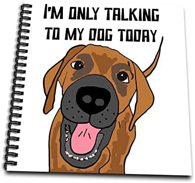 3ROSE מצחיק חמוד אני רק מדבר לכלב שלי היום מעבדה תמהיל כלב הצלה - ציור ספרים