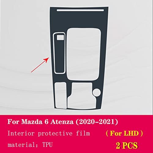 רוסווסט רכב פנים TPU סרט מגן, עבור מאזדה 6 אטנזה 2020-2022