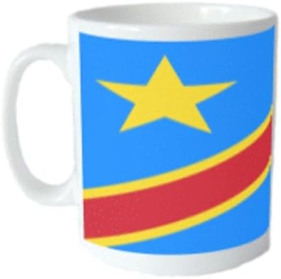 Teedreedesigns הרפובליקה הדמוקרטית של ספל דגל קונגו