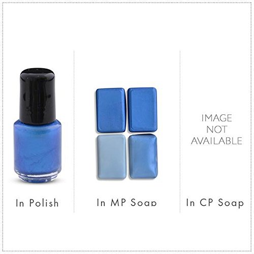 ספיר/כחול יוקרה נציץ צבעוני אבקת פיגמנט אבקת קוסמטיקה אפקטים צלליות נצנצים לסבון נרות לק 4 גרם