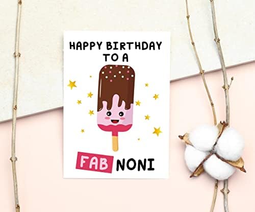 גאווינס מעצבת יום הולדת שמח לכרטיס נוני פאב - כרטיס ברכה-כרטיס יום הולדת שמח - מתנת יום הולדת פאב בשבילה-כרטיס