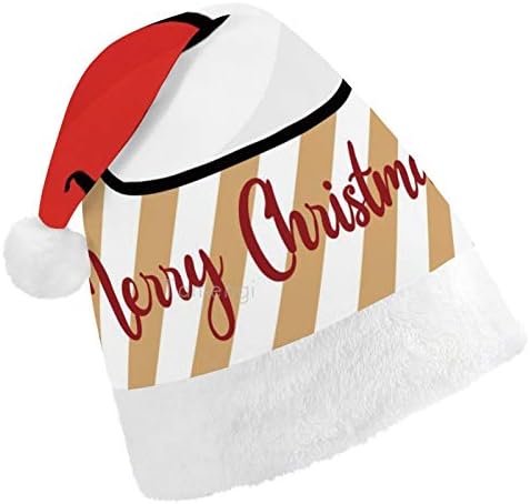 חג המולד סנטה כובע, החג שמח כובע חג המולד חג כובע למבוגרים, יוניסקס נוחות חג המולד כובעי לשנה חדשה חגיגי תלבושות