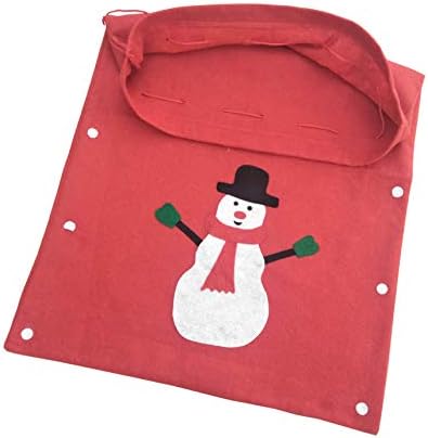 תיקוןמציג 20 על 28 שקית מתנה לחג המולד לשימוש חוזר בד לא ארוג שקית סנטה קלאוס 15021-איש שלג