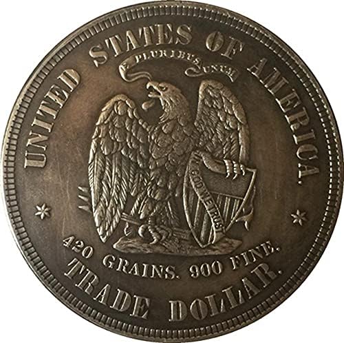 1873 מטבע נשר אמריקאי מכסף מצופה קריפטו
