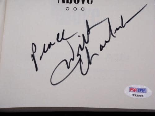 Wilt Chamberlain חתום על PSA/DNA מוסמך ספר אותנטי חתימה אוטומטית HOF MINT - NBA חתימה חתימה שונות של פריטים שונים