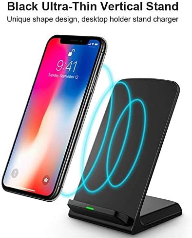 Fast Wireless Charger Stand for Samsung Galaxy S23 S22 Ultra/S21/Note 20/S20/S10+/S10e/S9/ S8+/S7