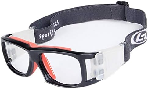 משקפי כדורסל דקסלריים, משקפי מגן לבטיחות ספורט, משקפי נוער של נשים יוניסקס לנשים לרוגבי הוקי כדורגל