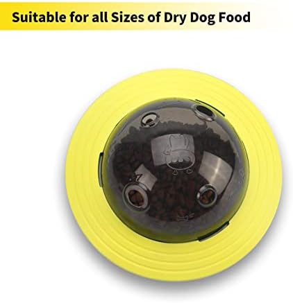 צעצועי חידה כלבים של כלבים צעצועים של כלבים אינטראקטיביים צעצוע מזין איטי ניקוי שיני לכלבים אימון