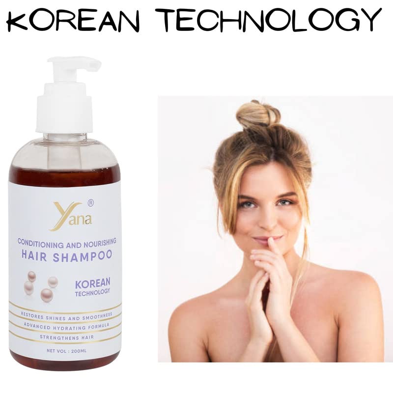 שמפו שיער של יאנה עם טכנולוגיה קוריאנית שמפו טבעי לנשים נפילת שיער