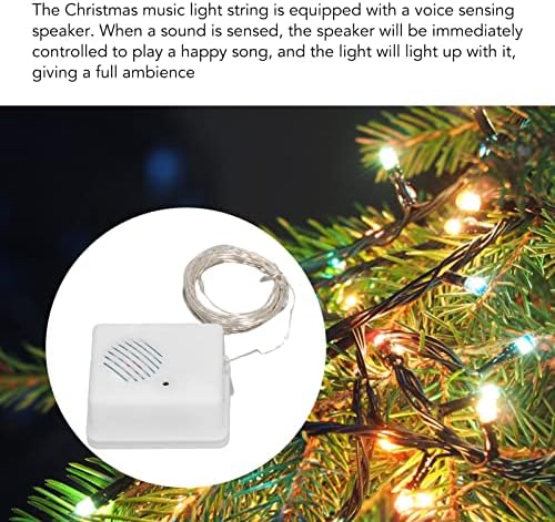 חוט המחרוזות המוזיקלי של זרדיס חג המולד דקורטיבי חוט מנורת חג המולד חוט סוללה ידידותי אספקת חשמל חוט