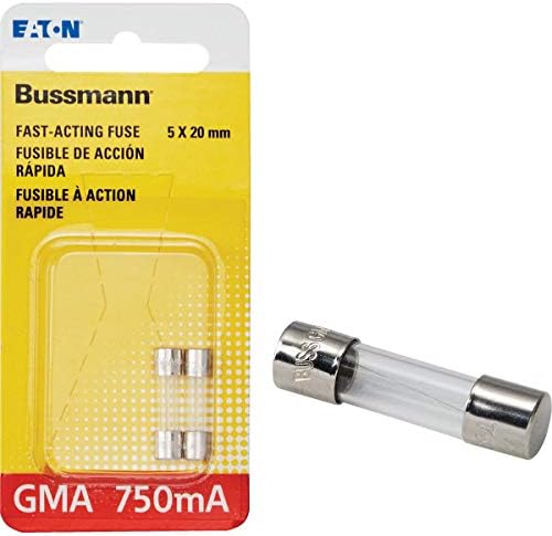 Cooper Bussmann Bussman BP/GMA-750MA BP/נתיך מהיר, 2 חלקים