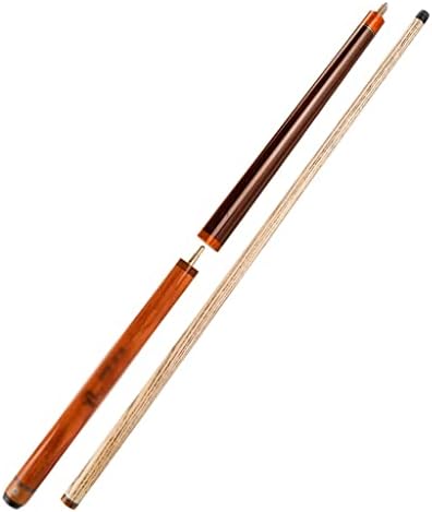 Walnuta Billiard Stick 14 ממ קצה 142 סמ אפר מעץ מלא ידית עור מלא