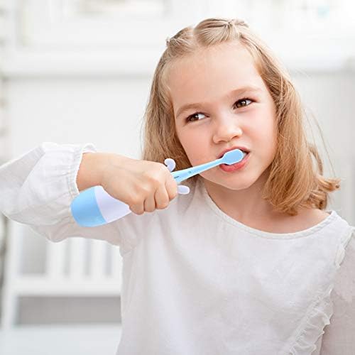 1 סט של ילדים חשמלי מברשת שיניים תינוק מברשת שיניים רך זיפי מברשת שיניים