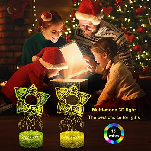אור לילה 3 ד ' לילדים-16 מנורת עיצוב לשינוי צבע-אור לבן חם לשינה-צעצועים לילדים - מתנות יום הולדת