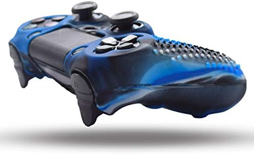 עור בקר PS4, אחיזות סיליקון לפלייסטיישן 4 PS4/Slim/Pro Controller Anti Slip Cover Protector עבור בקר כפול 4 בקר