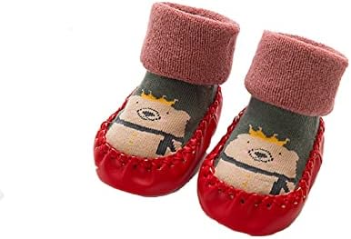 תינוקות תינוק בני בנות קריקטורה אוזני רצפת גרבי החלקה תינוק צעד נעלי גרבי פעוט בנות נעלי בית