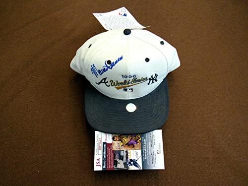 Mariano Duncan 1996 WSC NY Yankees חתמה על Auto 1996 Series World Series Hat JSA - כובעי חתימה