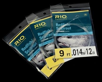 RIO Redfish/SeaTrout Leader 9ft, 3 חבילה
