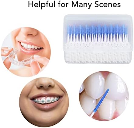ניקוי קיסם שיניים שיניים, 160 יחידות קיסם שיניים חוט דנטלי מתאים למבוגרים וילדים טיפול דרך הפה