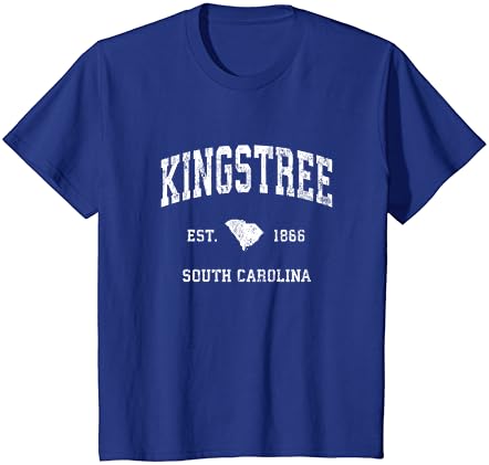 Kingstree South Carolina SC SC וינטג 'חולצת טריקו לעיצוב ספורט