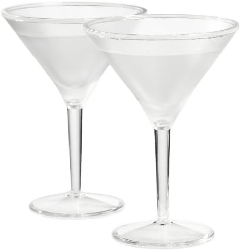 Prodyne Ice Martini, Off-White, 2 Count
