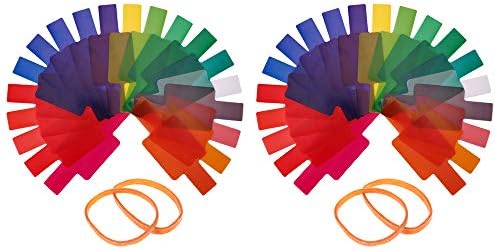 אוניברסלי פלאש ספידלייט צבע ג 'לי מסנני 40 יחידות 20 צבע תואם עם צילום ג' לי מסנן זרקור עבור מצלמה פנס אבזרים