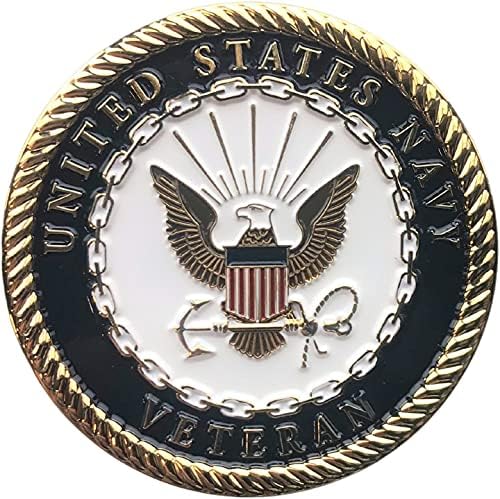 שירות USN הוותיק של חיל הים של ארצות הברית למטבע אתגר אומה אסירת תודה