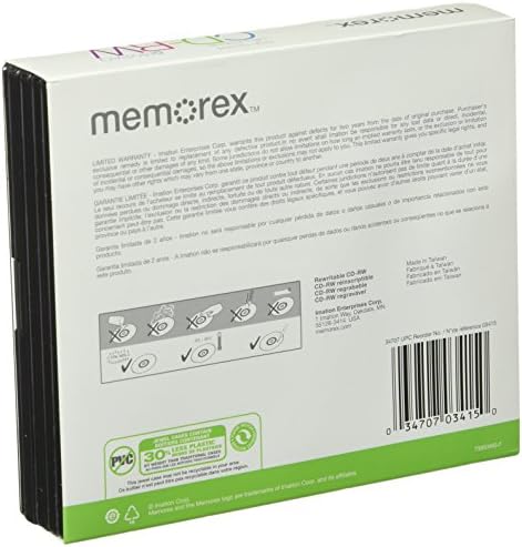 Memorex 32020022409 8x-12x CD-RW מדיה