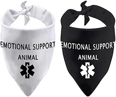 שירות טיפול גנרי מתנה לבעלי חיים תמיכה רגשית תמיכה רגשית כלב מודפס של בעלי חיים בנדנה