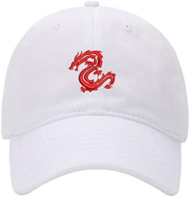 כובע בייסבול גברים נחש דרקון רקום כותנה כותנה כובע בייסבול כובע בייסבול