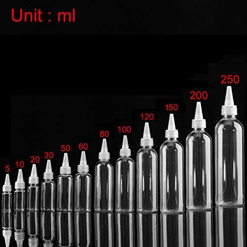 על ידי 5 יחידות 10-250 מ ל בקבוקים למילוי חוזר בקבוקי טפטפת ריקים בקבוקי סחיטת בקבוקים מתקן נוזלי מיכל חד פה